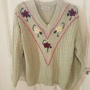 Vintage Hunter's Glen Thick Weaved Sweater